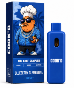 Cook'd Blueberry Clementine Indica 2G Disposable Vape