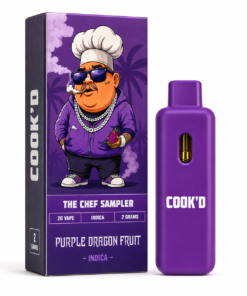 Cook'd Purple Dragon Fruit Indica 2G Disposable Vape