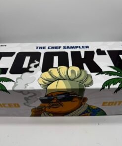 COOK'D The Chef Sampler Live Resin Collection – 2G Disposable Vape, Gummies & 1G Joint Limited Edition Box